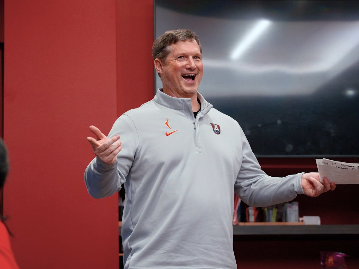 Coach, you ate that 🤣 Check out the moment the team found out about Angel and Rhyne's Team USA selections!