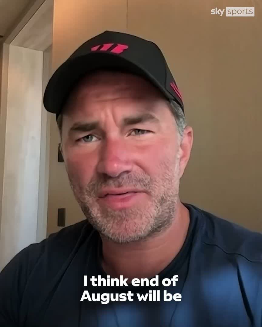 Tyson Fury vs Anthony Joshua is still expected to be announced in August, even if the heavyweight clash is relocated to America, with Eddie Hearn also stating that Joshua is doing all he can to have the bout in the UK 🗣️