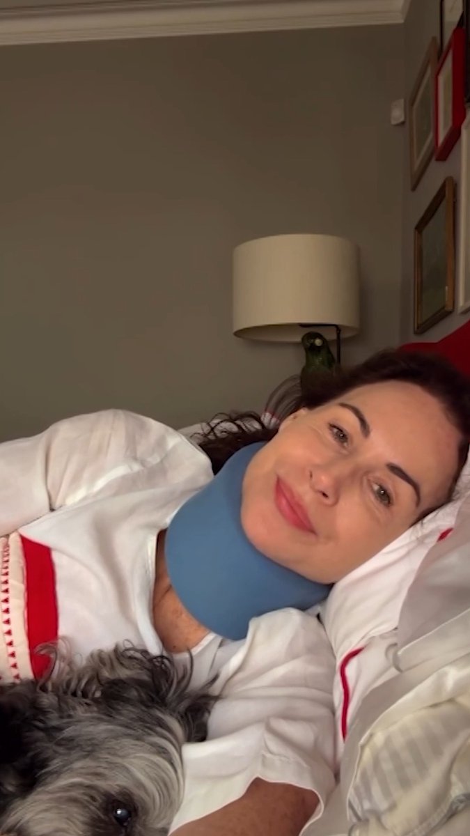Minnie Driver says she's "grateful to be alive" after getting in a "really bad" car accident in France a few days ago.