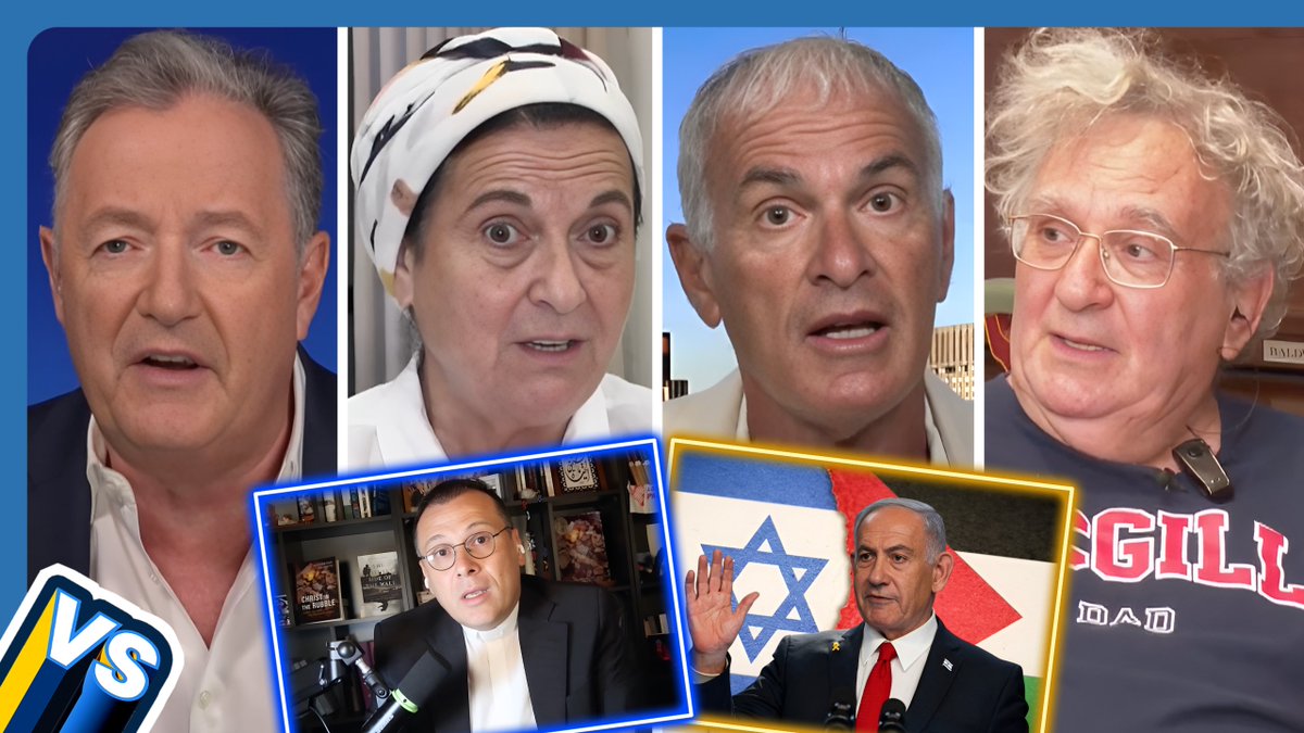"Unfortunately, it has become a nation of child-killers!" Norman Finkelstein goes head-to-head with Benny Morris in a new Uncensored on Israeli settlers and the Hamas arms deal... Just dropped! 👇 📺 Piers Morgan | Norman Finkelstein | Munther Isaac منذر اسحق