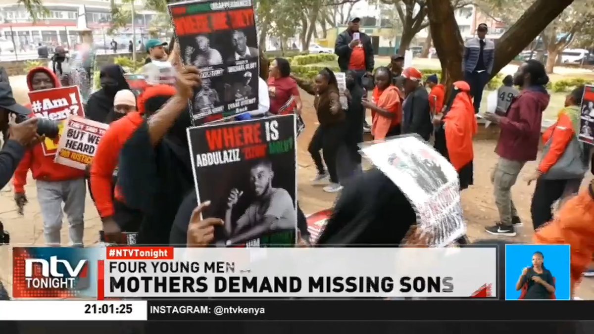 Mothers Demand Missing Sons: Mothers from Nairobi's informal settlements have called on Police IG Douglas Kanja to personally account for the disappearance of their children. Some of whom have now been missing for nearly 48 days. #NTVTonight Michelle Ngele-Odhiambo