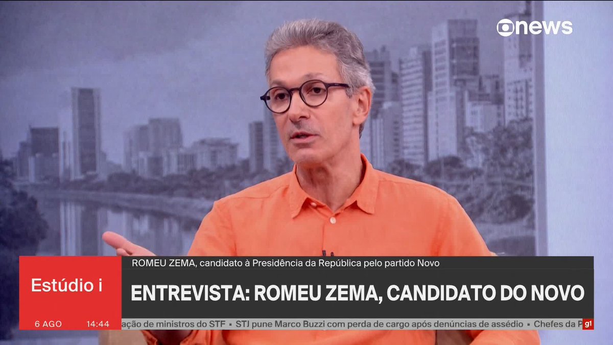 Zema responde sobre isenção de R$ 2,2 milhões a empresa da família e diz que Minas ficaria em desvantagem se divulgasse a lista de beneficiadas. ➡ #Estúdioi - de segunda a sexta, às 13h, na #GloboNews. Assista na TV e no globoplay #Entrevista #Eleições2026 #RomeuZema