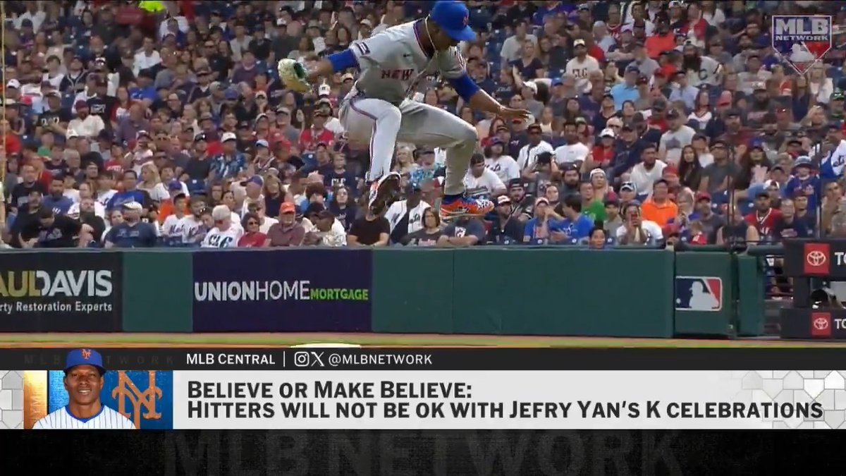 Jefry Yan's strikeout celebration was on full display in his MLB debut yesterday! 🕺 #MLBCentral