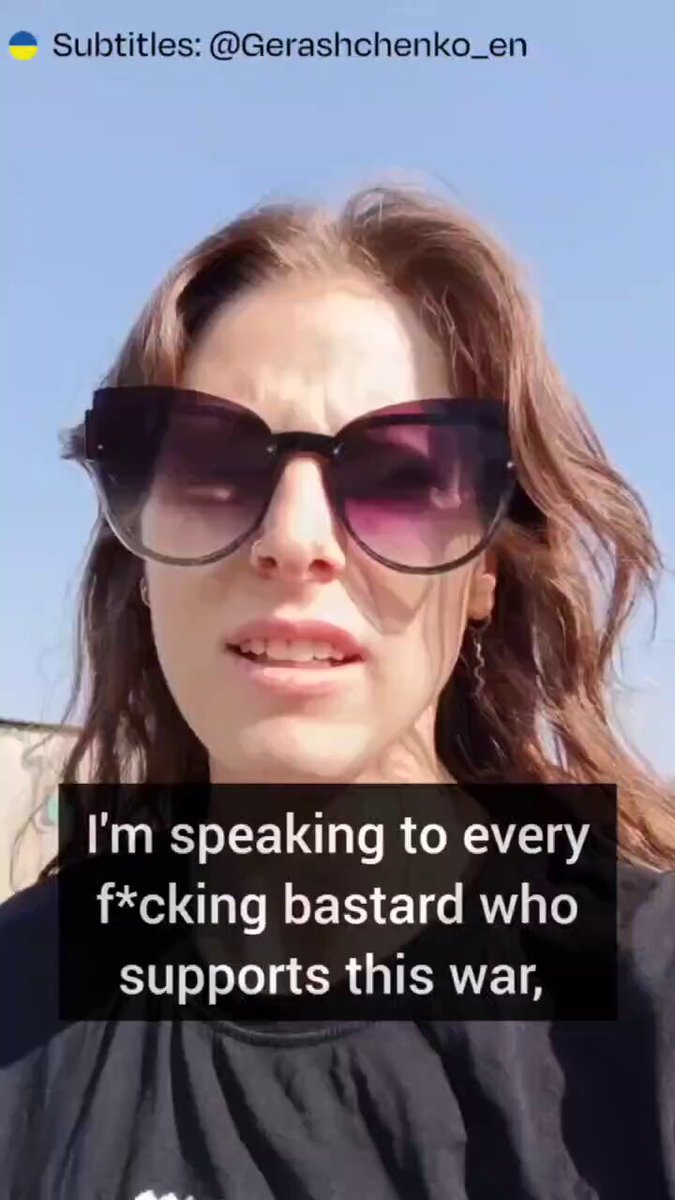 A Russian woman says: "To every f*cking bastard who supports this war, waits for the 'SMO' to achieve its goals, and still wants this bloodshed: go fight in it and die there!" May everyone who started this war be cursed. But I curse even more those who keep it going."