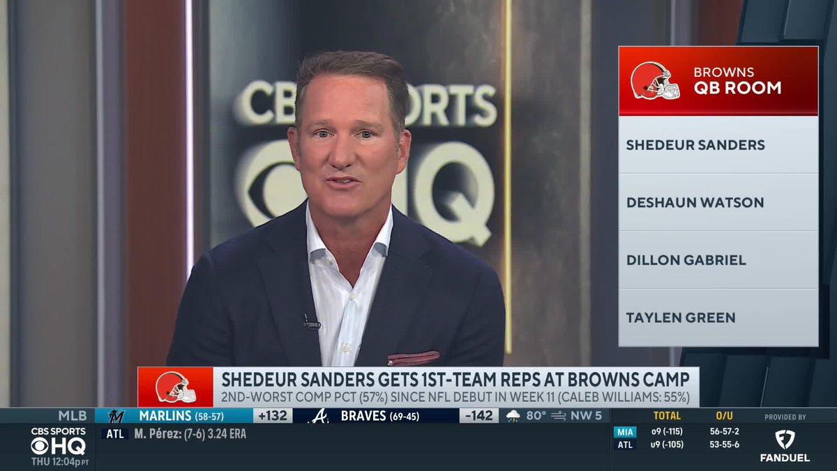 "I think if you're the Browns, you want Shedeur Sanders to win this [QB] competition." - Danny Kanell