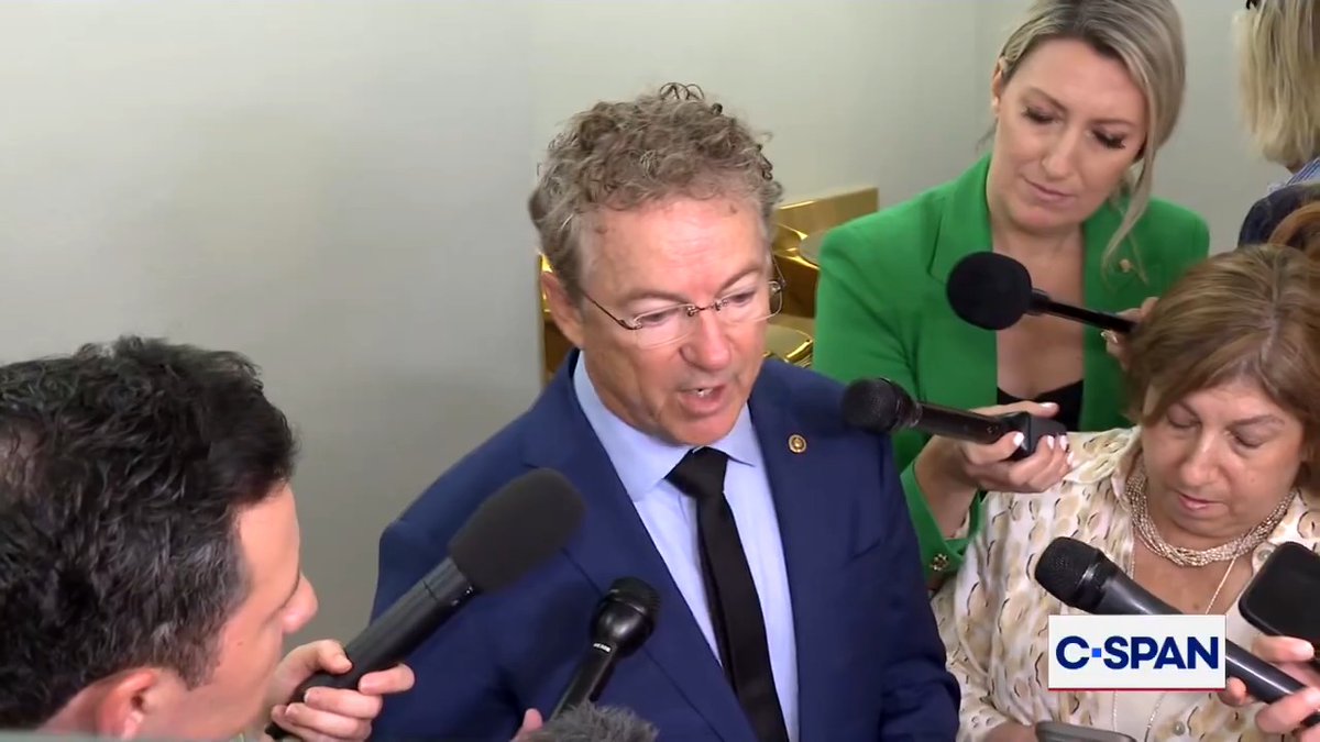 Rand Paul after the Vote to Hold Fauci in Contempt of Congress: “We will hand carry this over to the Attorney General. We will hand carry this to the District Court here in Columbia.” This confirms what he told us exclusively last week: