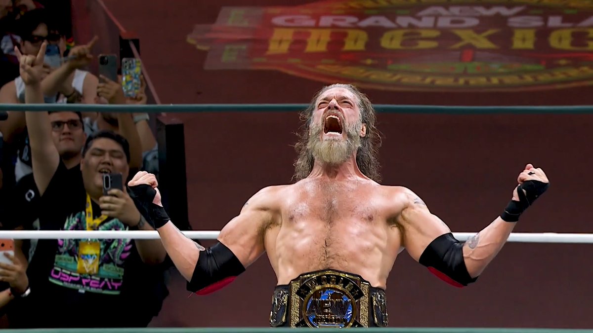 What a moment Arena México made for Adam Copeland! Watch the #GrandSlamMexico replay RIGHT NOW on @HBOMax!