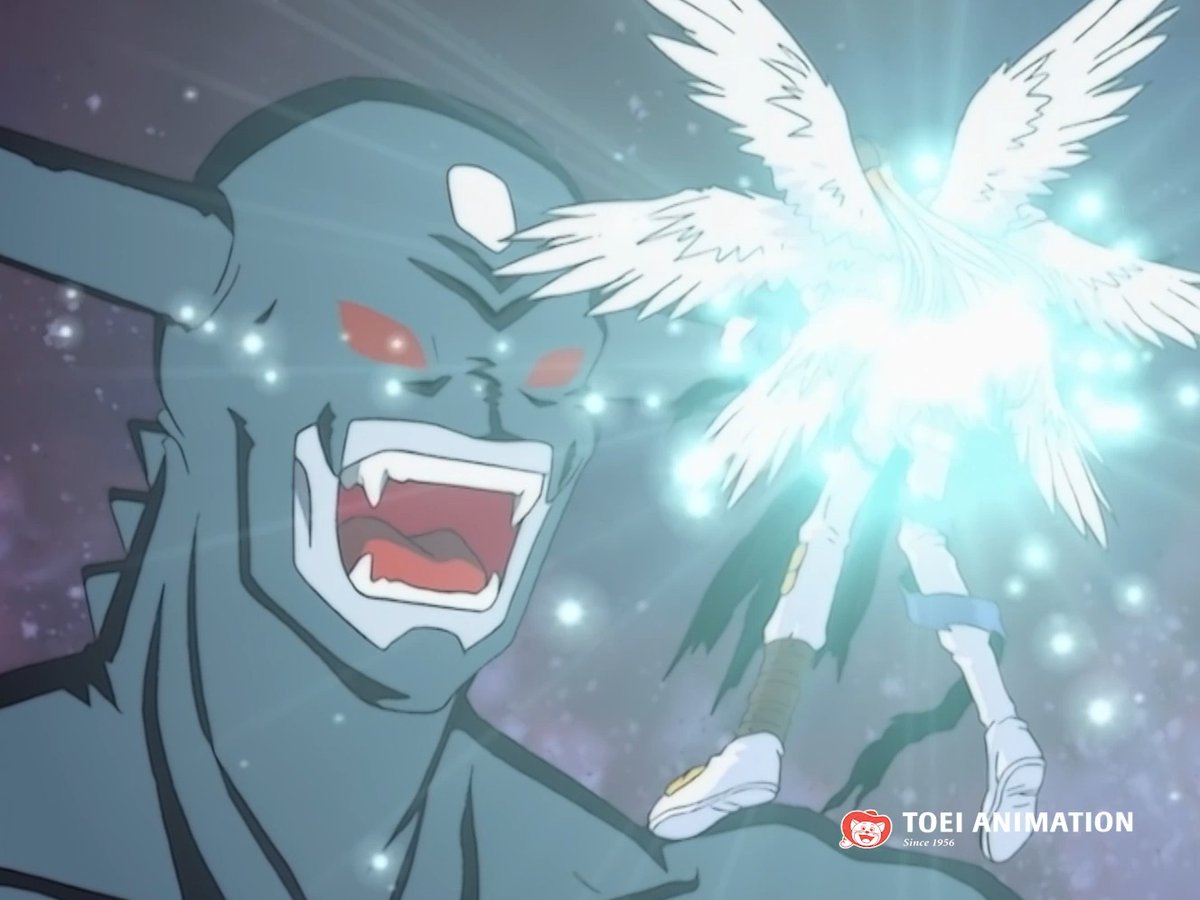 El sacrificio de Angemon para derrotar a Devimon. 👼✨ ¡Recibes un digihuevo como TK! 🥚 ¿Qué #Digimon te gustaría que salga? #DigimonAdventure #Angemon #Anime