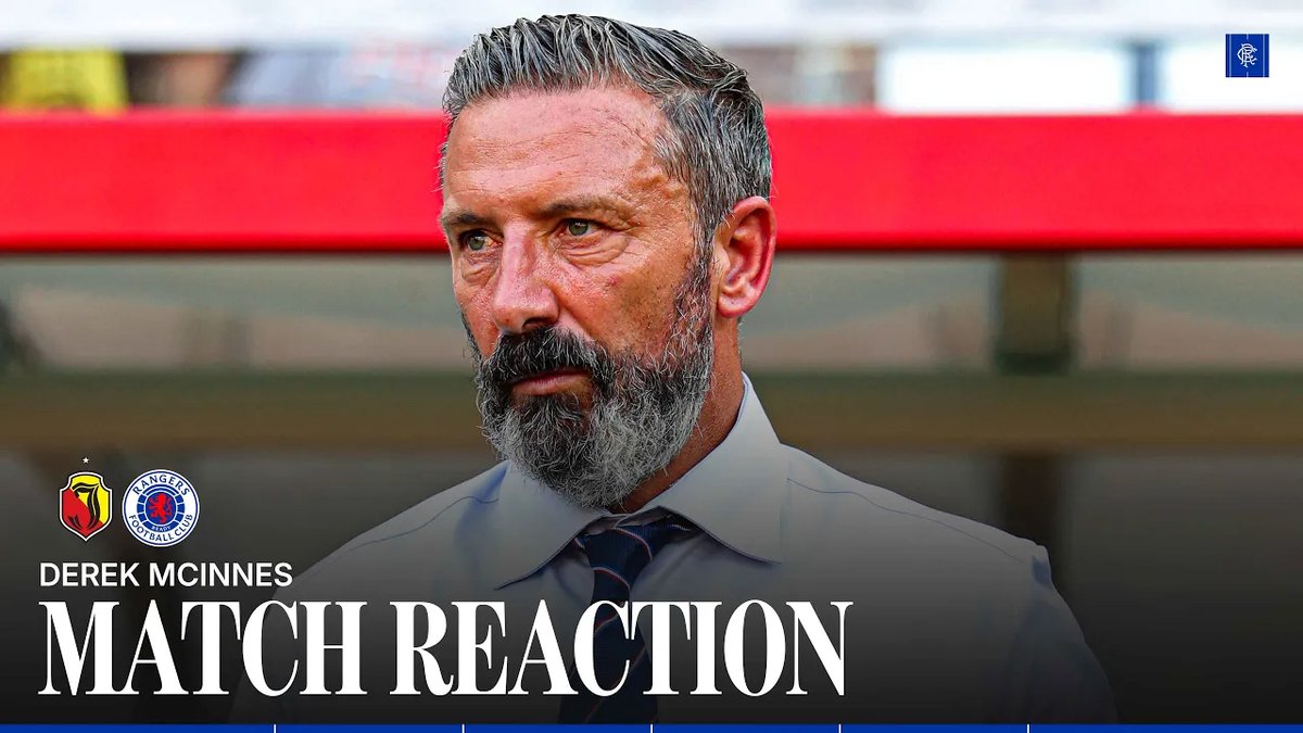 🎙️ Derek McInnes spoke to RangersTV after today’s match against Jagiellonia Białystok. #UEL