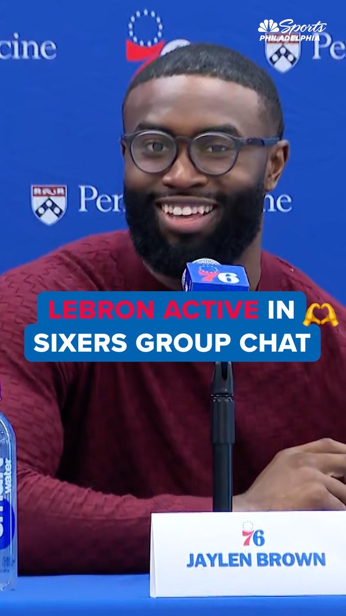 Imagine getting a "haha" react from LeBron James in the group chat 😳