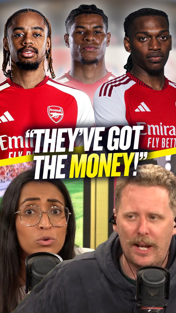 👀 "I wouldn't be surprised if they don't end up trying to get Rashford." 🤔 "It's difficult to think where he could go..." Luke Moore &amp; Angelina Kelly discuss if Marcus Rashford would fit in at Arsenal 🔴