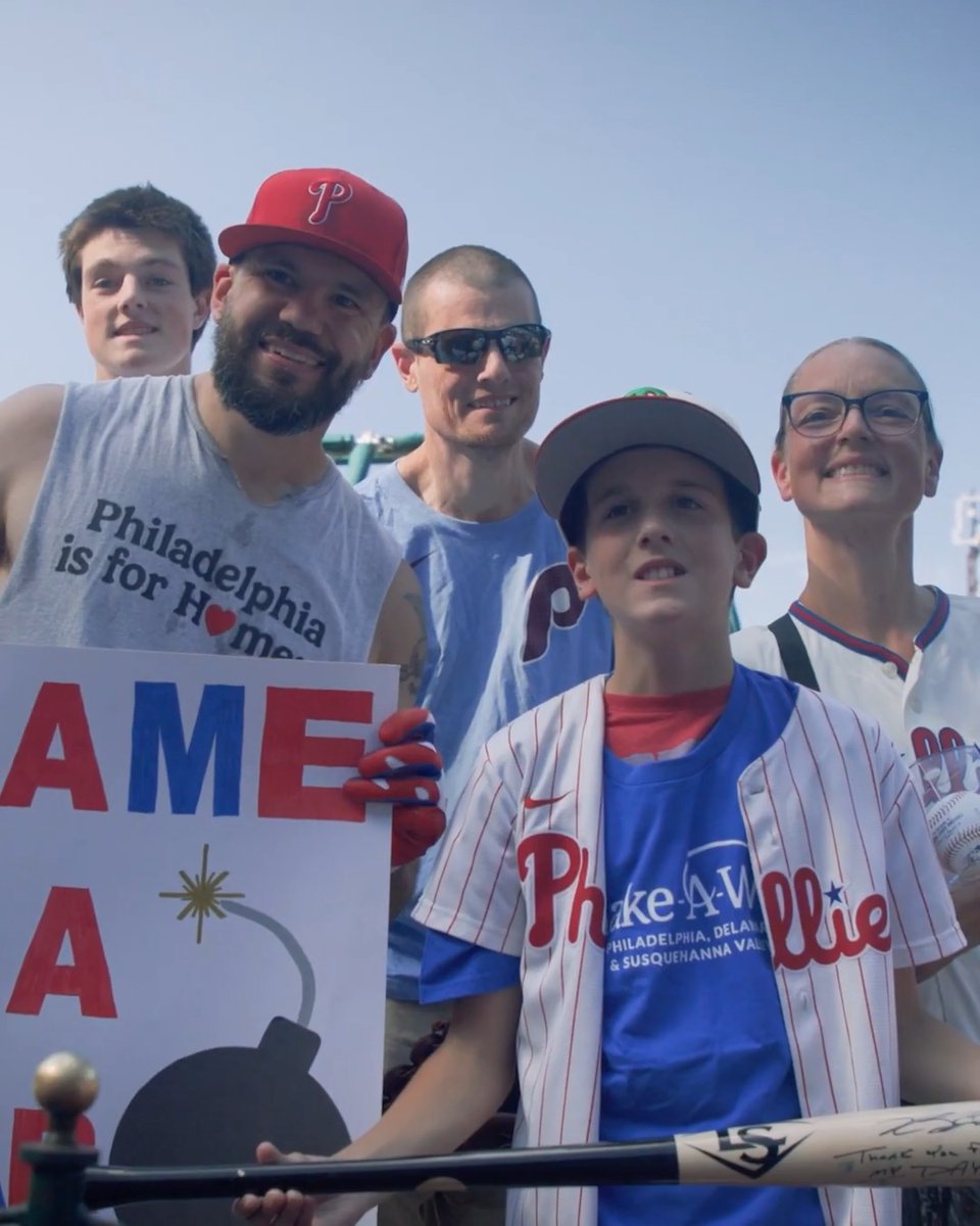 Earlier this week, thanks to Make-A-Wish Phila, DE, SV, we had the privilege of hosting Damon, Shay, and McKenna at The Bank to meet the guys and take in a behind-the-scenes look at the ballpark ❤️