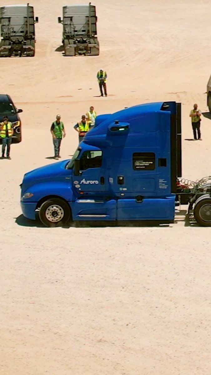 The Aurora Driver is hauling frac sand for Detmar Logistics, with nobody behind the wheel in West Texas. Extreme heat, blowing sand, hard miles: Aurora’s second-generation hardware is ruggedized for tough conditions like those in the Permian Basin, with a sensor cleaning system built to keep it running, and engineered for one million miles of operation.