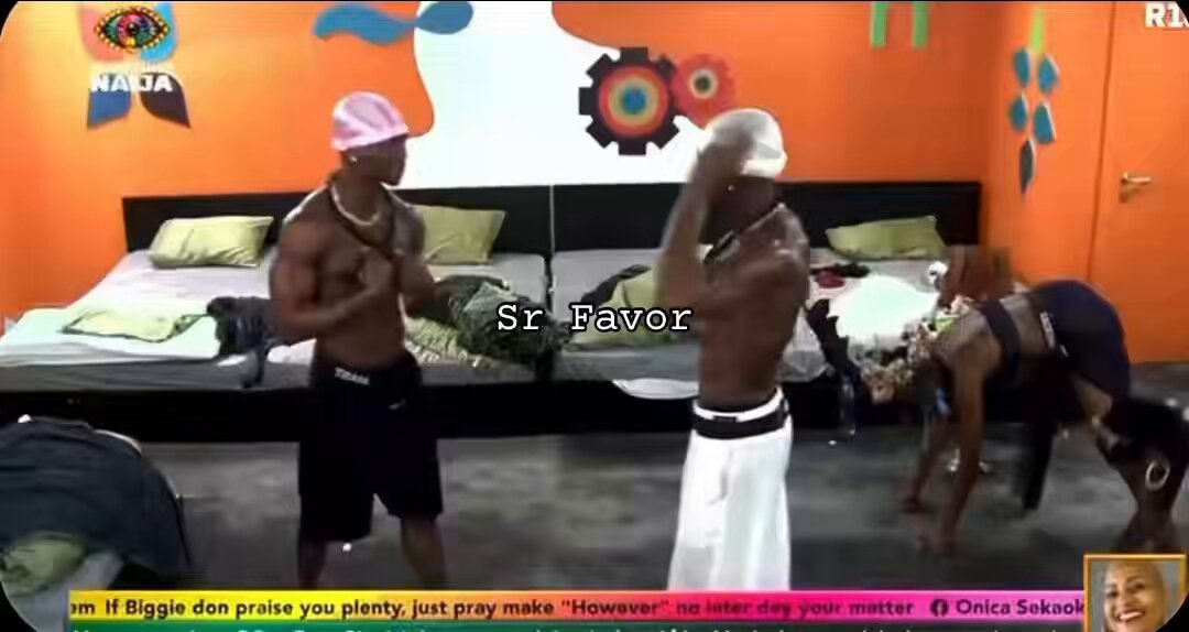 Araga: he is so obsessed with me mehn, leave me alone n!gga Yusuf: how did you feel when you came to this house and saw Araga? Tram: I’m just like who is this copycat bro.. that is why I came in first, I am number 1 #BBNaija #BBNaijaS11