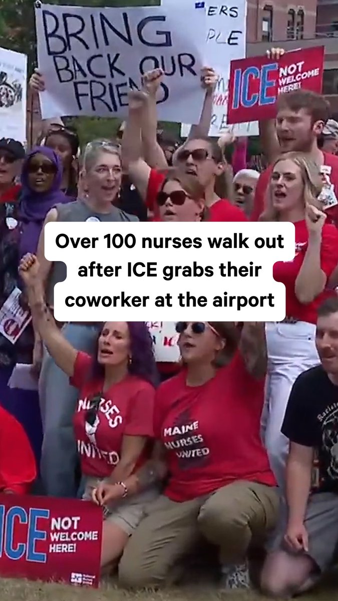 Hold up… so these nurses walked off the job because their coworker got picked up by ICE? Glad to see they cared so much about the patients they abandoned. Lol.