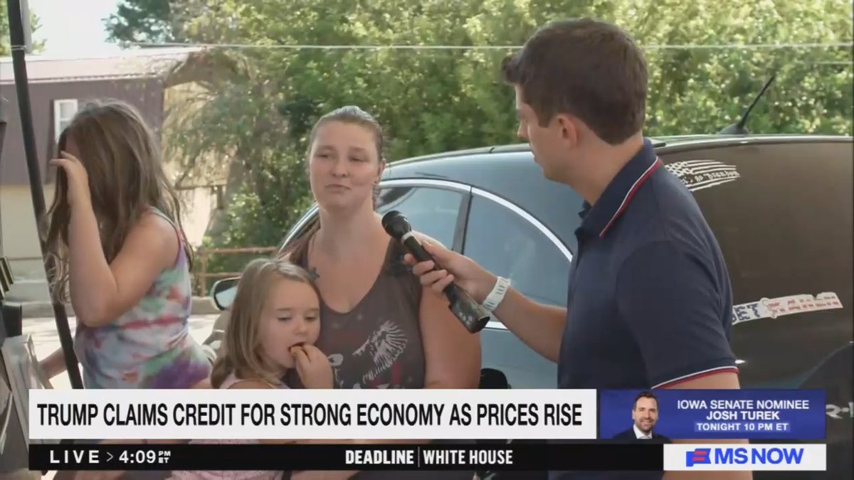 Ohio Trump voters on the economy: "You can't do anything with gas prices. You can't afford to breathe at this point... I'm very hurt. I try to do a lot for my kids and I can't do much... He needs to look out for the American people instead of himself."
