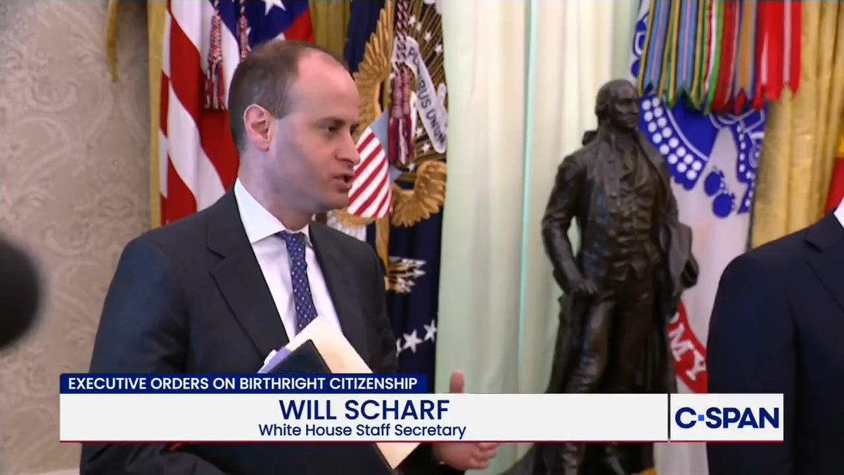 White House Staff Secretary Will Scharf on birthright executive order being legal despite SCOTUS ruling: "What we're doing is taking legally validated means that are clearly within our disposal and targeting square on to this birth tourism industry."