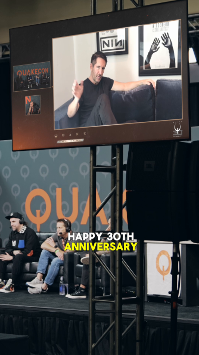 A surprise message for fans during our Quake 30 panel from Trent Reznor of nine inch nails, composer of Quake's original game soundtrack!