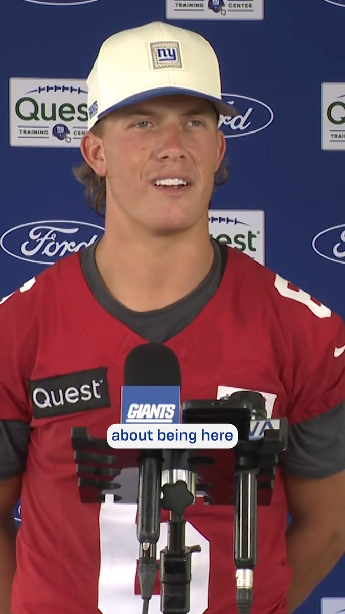"Football is the main thing, and that's how it should be in training camp" -Jaxson Dart