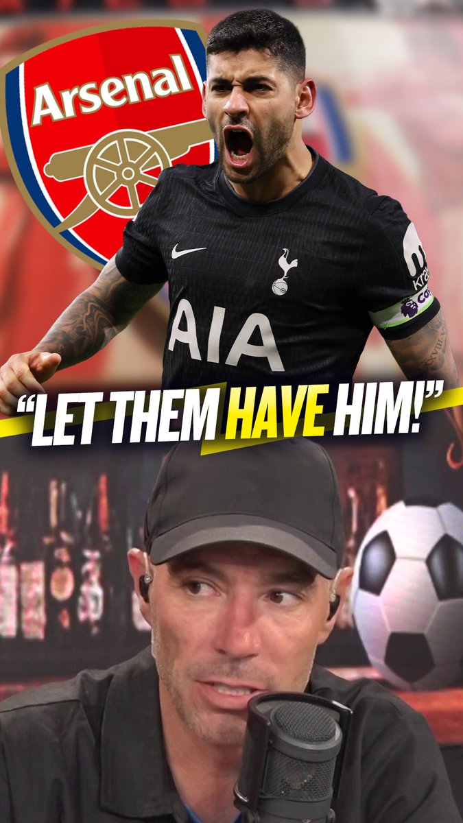 😠 "Let them have him!" 😳 "He's a liability." 🟥 "We can laugh at them when he gets sent off!" talkSPORT give their reaction to rumours linking Arsenal to signing Spurs captain Cristian Romero 🔴