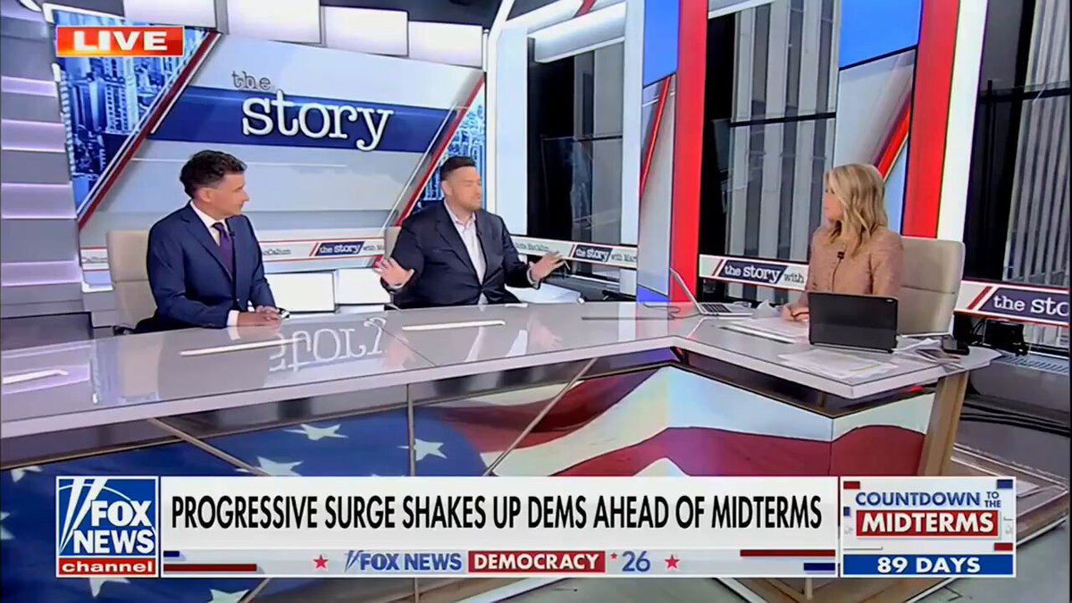 I went on Fox News today and reminded them they’ve been falsely labeling Democrats as communists for decades. I may have derailed the whole segment in the process. Here’s the clip ⬇️