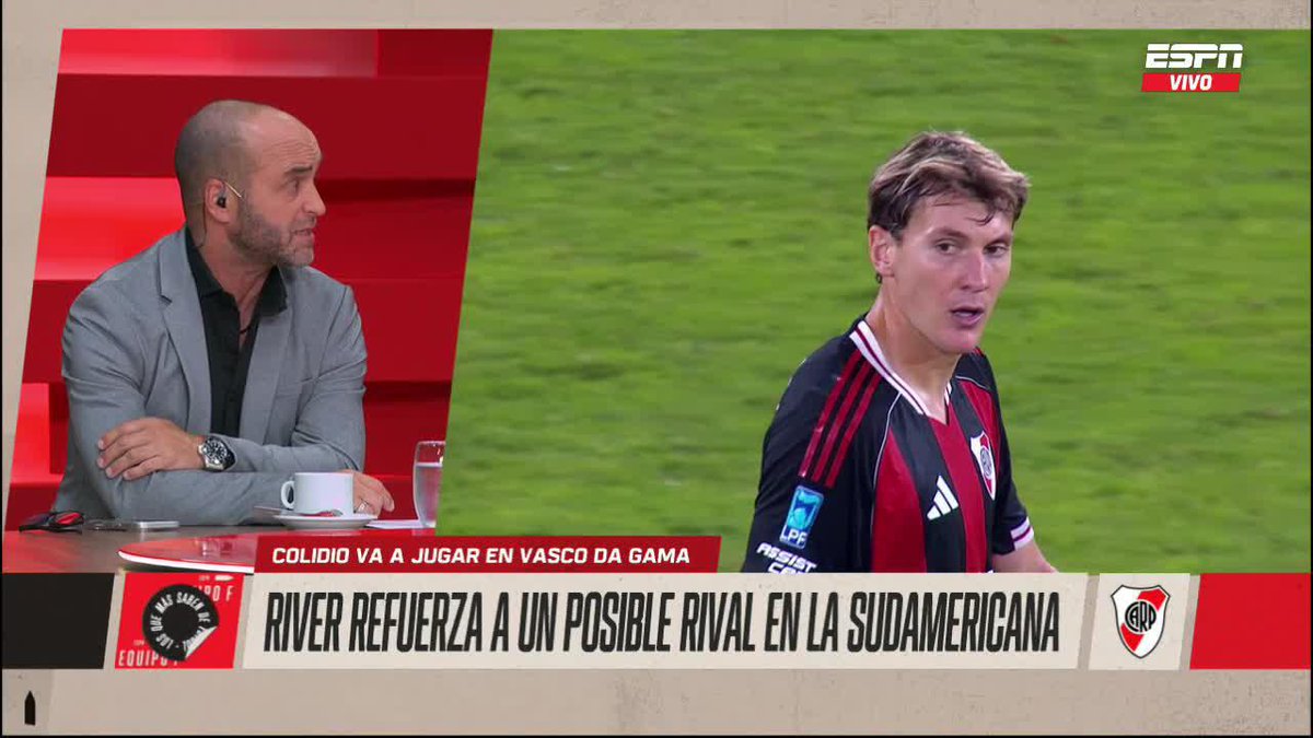 ๐ดโช ยกCOLIDIO, AL VASCO! Los detalles de la salida del delantero de River, que reforzarรก al equipo brasileรฑo. Podrรญan cruzarse en la Conmebol Sudamericana. โถ๏ธ Mirรก #ESPNEquipoF en el Plan Premium de #DisneyPlus