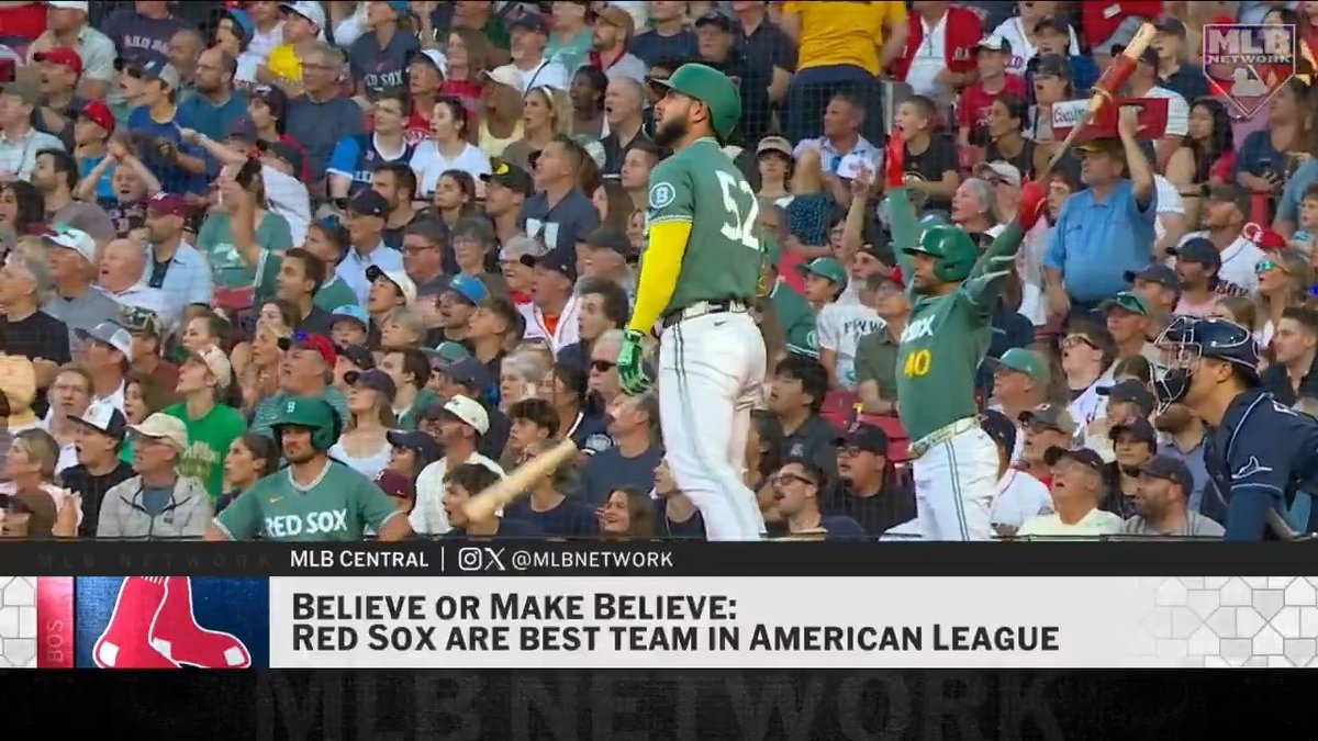 Are the Red Sox the best team in the AL right now? “Right now, I believe it. How can you not?” #MLBCentral