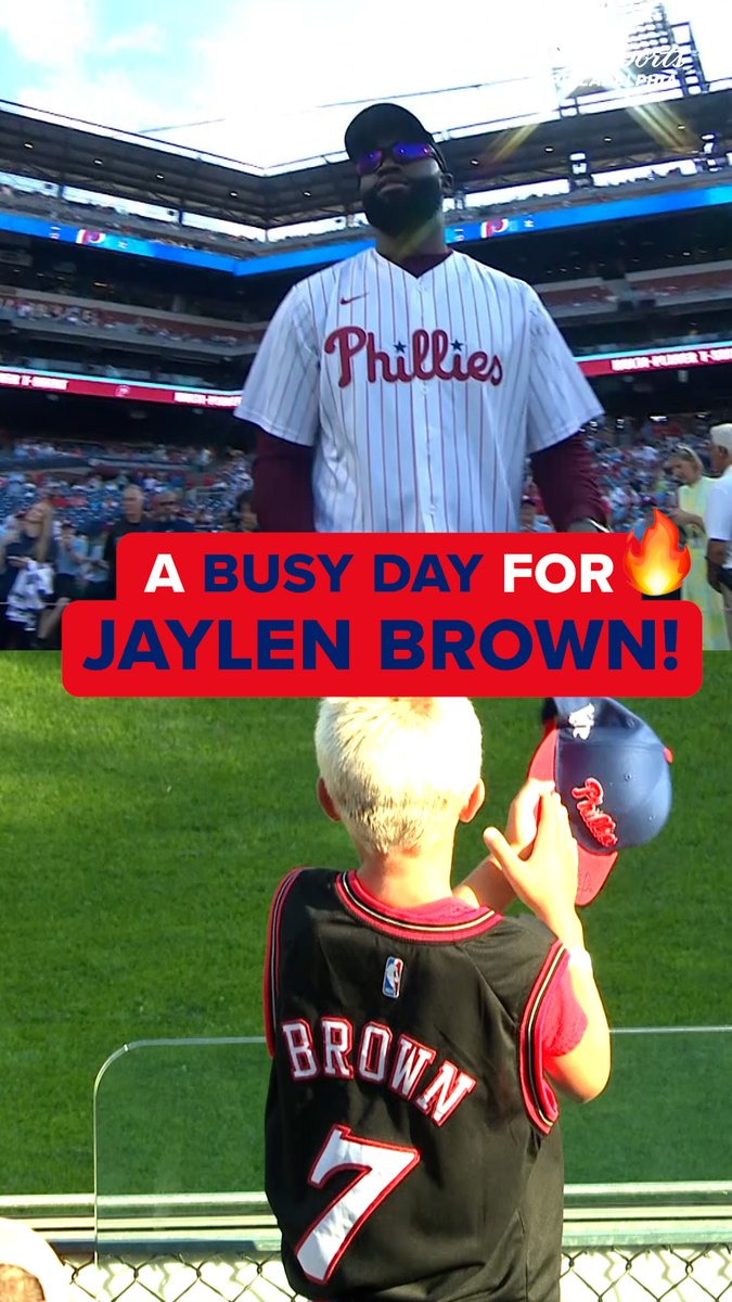 First pitch duties for the newest Sixer 🫡