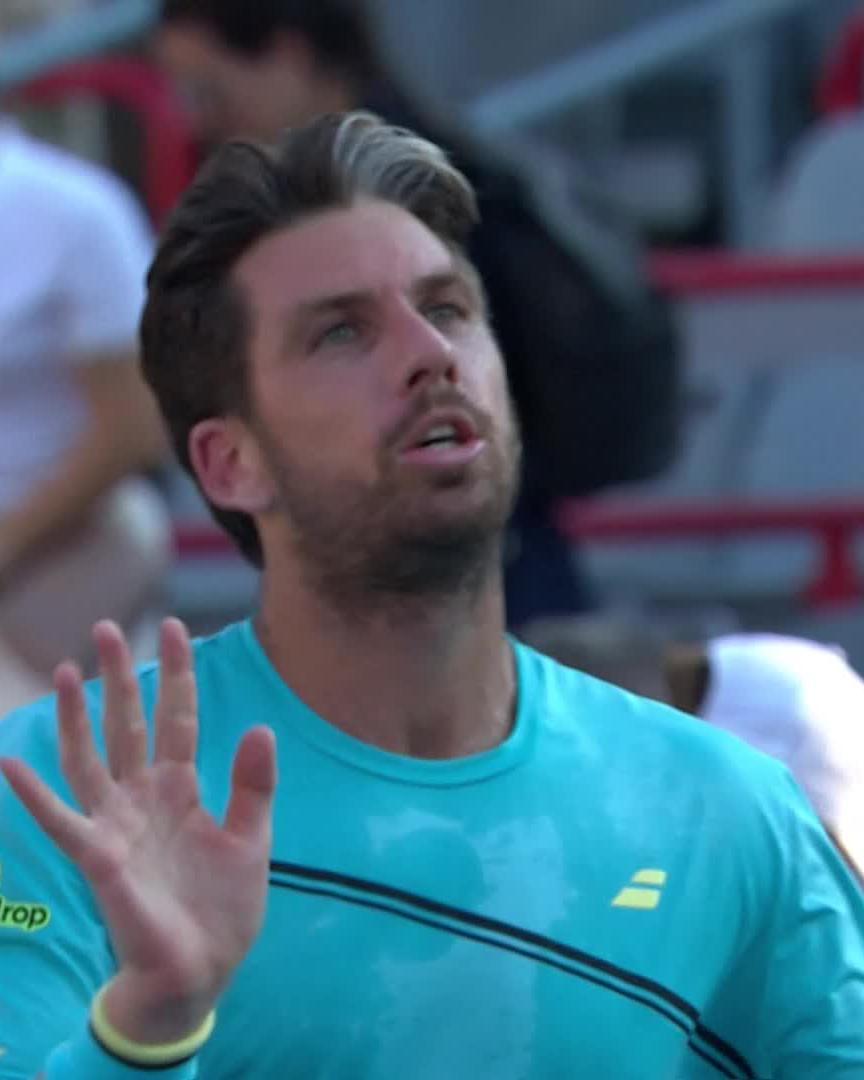 God mode Norrie 🥶 From 2-5 down in the 2nd set, he goes on a 11-2 run to beat de Minaur 5-7 7-6 6-1! #NBO26