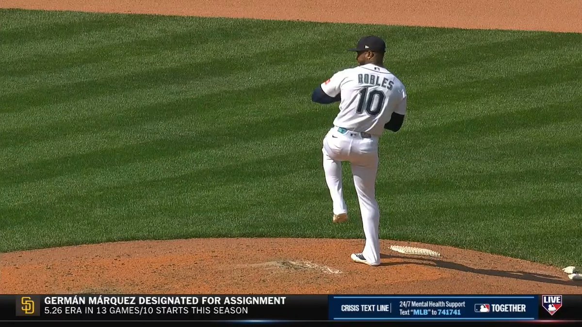 Victor Robles threw a pitch from... behind the rubber? 😂