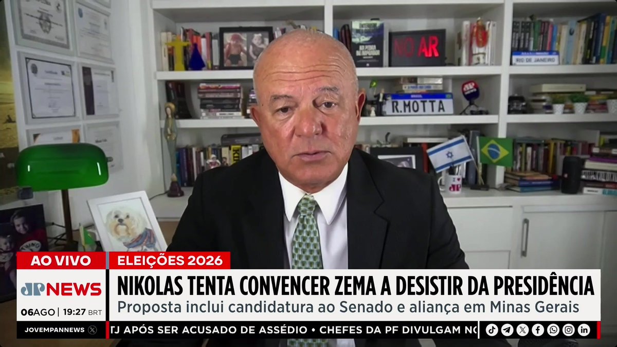 Nikolas Ferreira tenta fazer Romeu Zema desistir da Presidência da República 📺 Confira na JP News 👉 #OsPingosNosIs