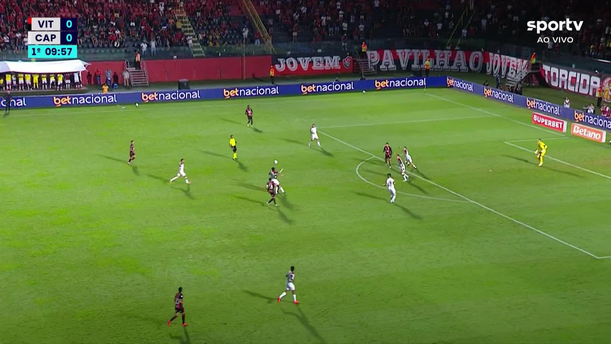 Santos deu rebote e Renê marcou! Vitória 1x0 Athletico! Vitória 1x2 Athletico no agregado. 🎥 sportv | ge