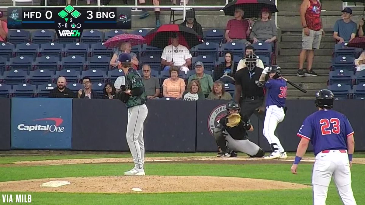 Mets prospect Billy Amick crushes a 3-run home run on a 3-0 pitch for Double-A Binghamton 🙌