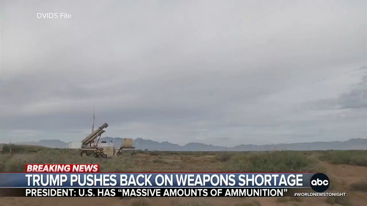 As the war with Iran enters its sixth month, Pres. Trump pushed back on reports that the U.S. is running low on missiles. Sources tell ABC News that when Trump called off a recent attack on Iran, he considered advisors' warnings. Rachel Scott reports.