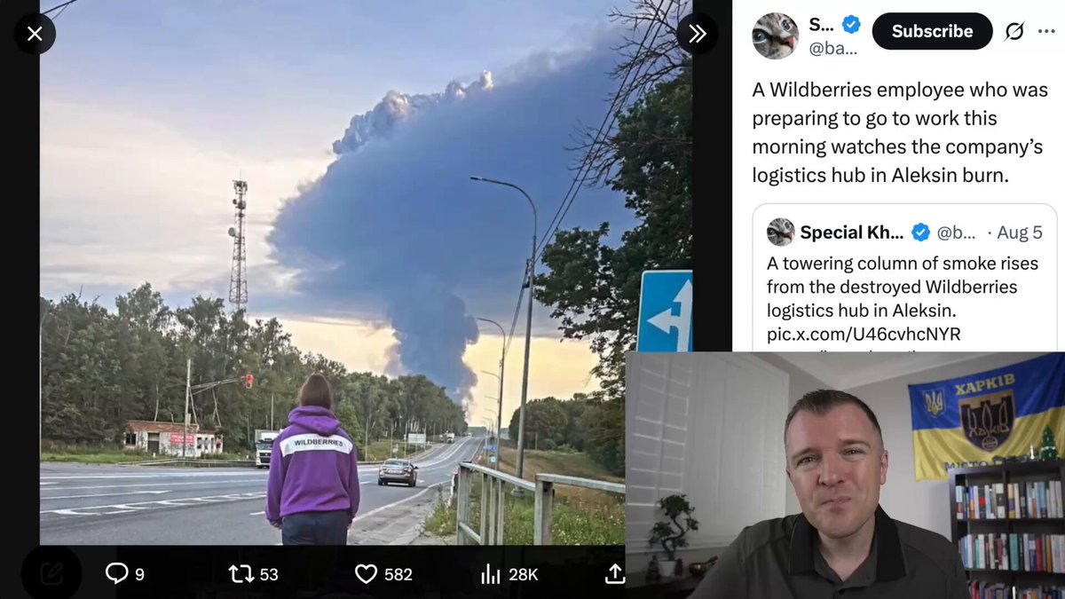 It is now estimated that over 96,000 Russians have lost their jobs after Ukraine destroyed their 16th Wildberries distribution center.