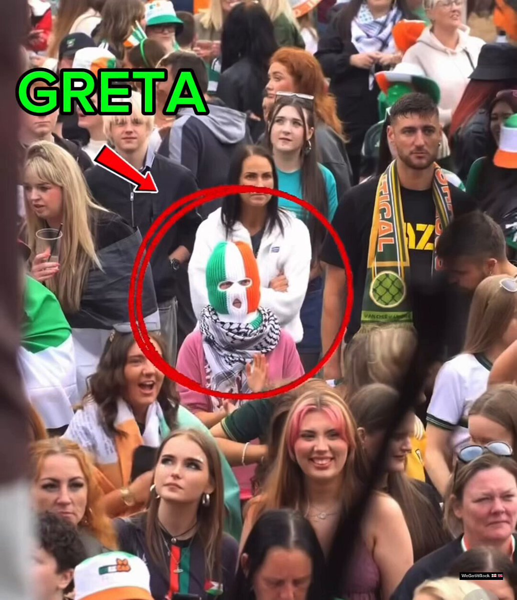Greta Thunberg was seen at Kneecap’s Féile an Phobail gig.