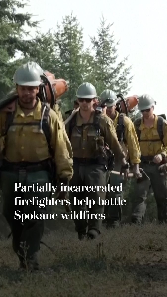 As the Spokane area fires burned across the county, a local crew of partially incarcerated firefighters responded to help their community. The firefighter are paid state wildland firefighter wages, receive benefits, and become members of the union.