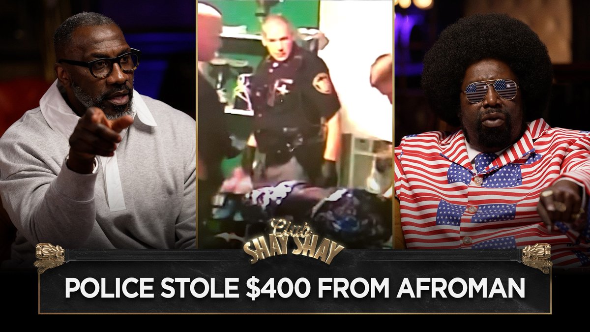 "Let me steal $400... I'm going to jail. Handcuffs, cuffed in the back of the squad car, everything. A man representing the law can break it? I don't care if it was 25 cents. He's a cop. You can't represent the law and then break it!" - Afroman