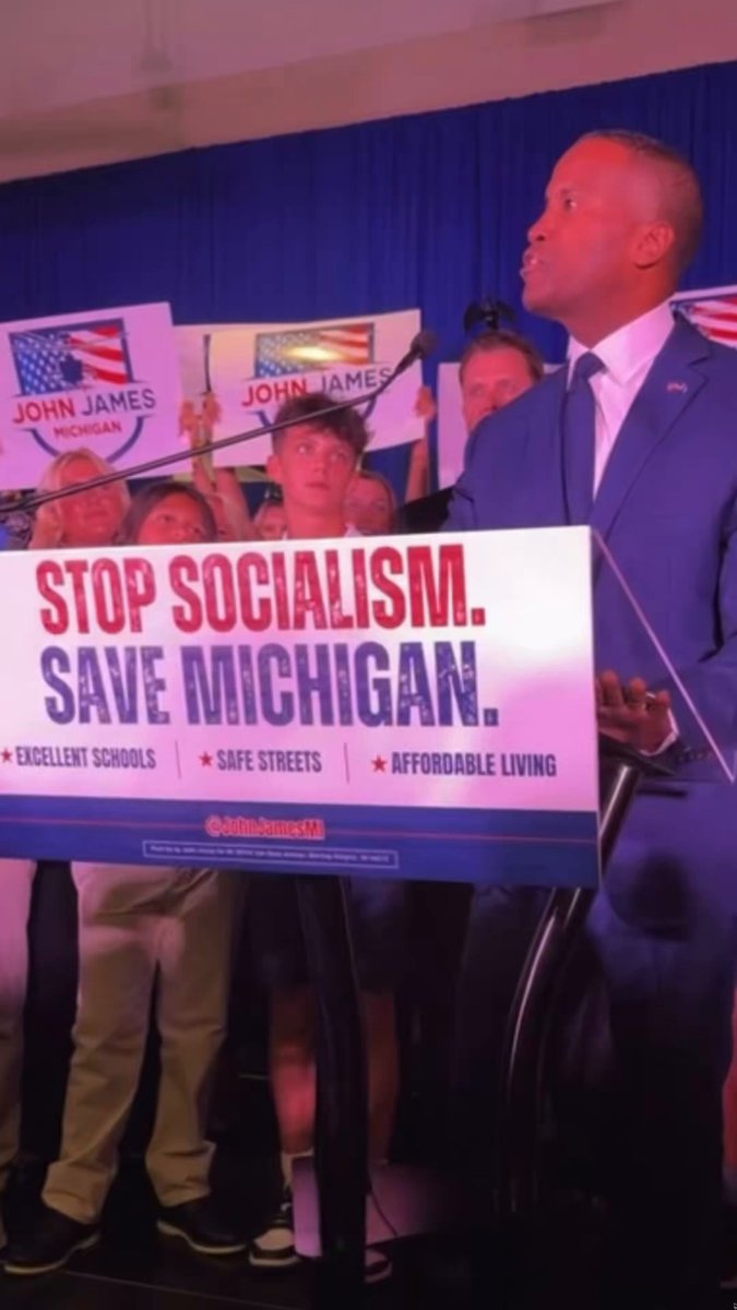 We must reject Socialism &amp; Marxism for Freedom and Opportunity. 🇺🇸 Join our movement and let’s SAVE Michigan: 💪🏾