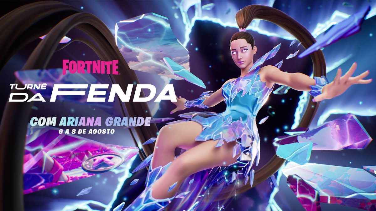 Hoje fazem cinco anos desde o evento de Ariana Grande para o “Fortnite”. 🤍