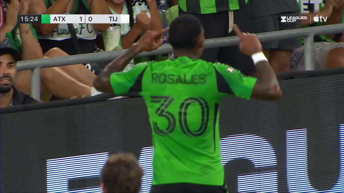 Joseph Rosales settles and shoots 🎯 Austin FC bags the opening goal against Tijuana! 📺 Apple TV: