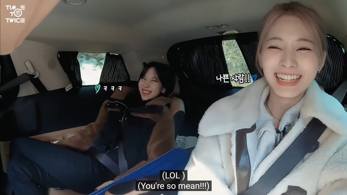 Jeongyeon and Sana convincing Tzuyu that marshmallows grow in fields while Mina sits in the back trying not to laugh 🤭🤭