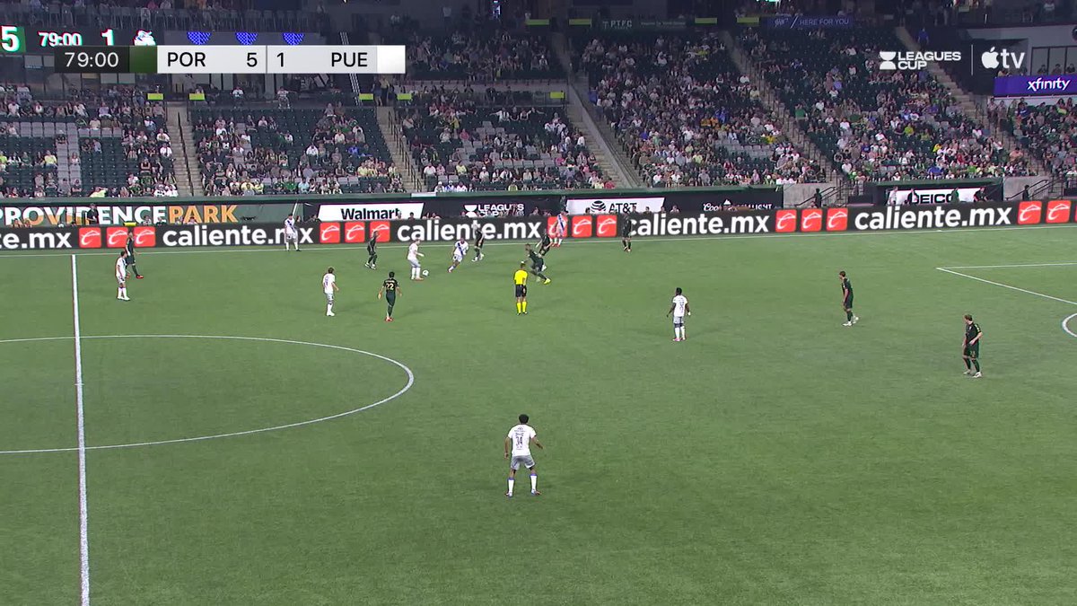 Pero qué gol se mandó Emiliano Gómez 🔥 #LMXLC2026 | #PUE Ve la Leagues Cup 2026 en vivo en Apple TV.