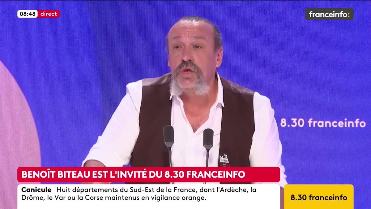 🔴 Incendies : que proposent les écologistes ? ➡️ "Ce qu’on doit faire, c’est redéployer des activités d’élevage qui vont proposer une triple performance où, par l’écopastoralisme, on va limiter les feux de broussailles et donc les feux de forêts", dit Benoît Biteau, député LE