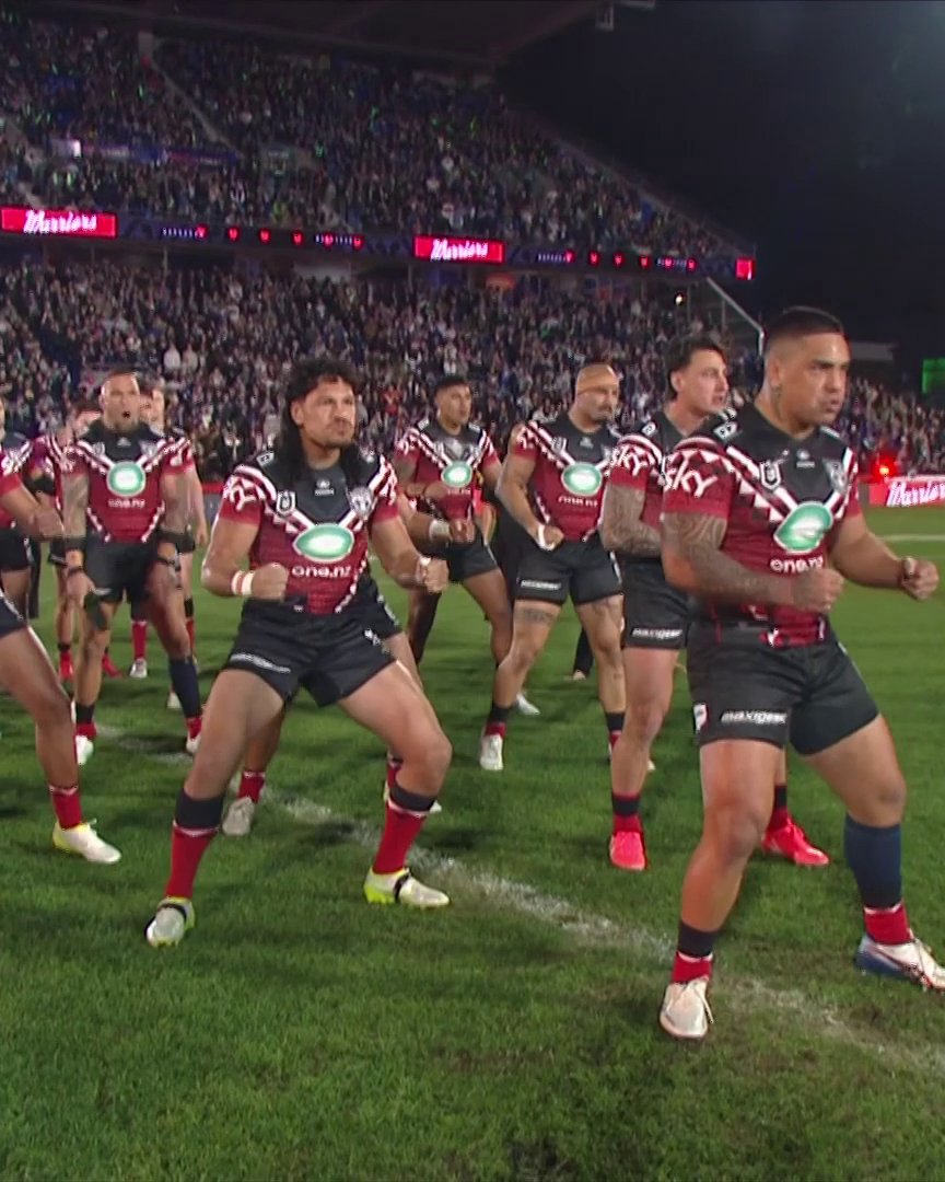 A special pre-match ceremony in Auckland ✊ #NRL