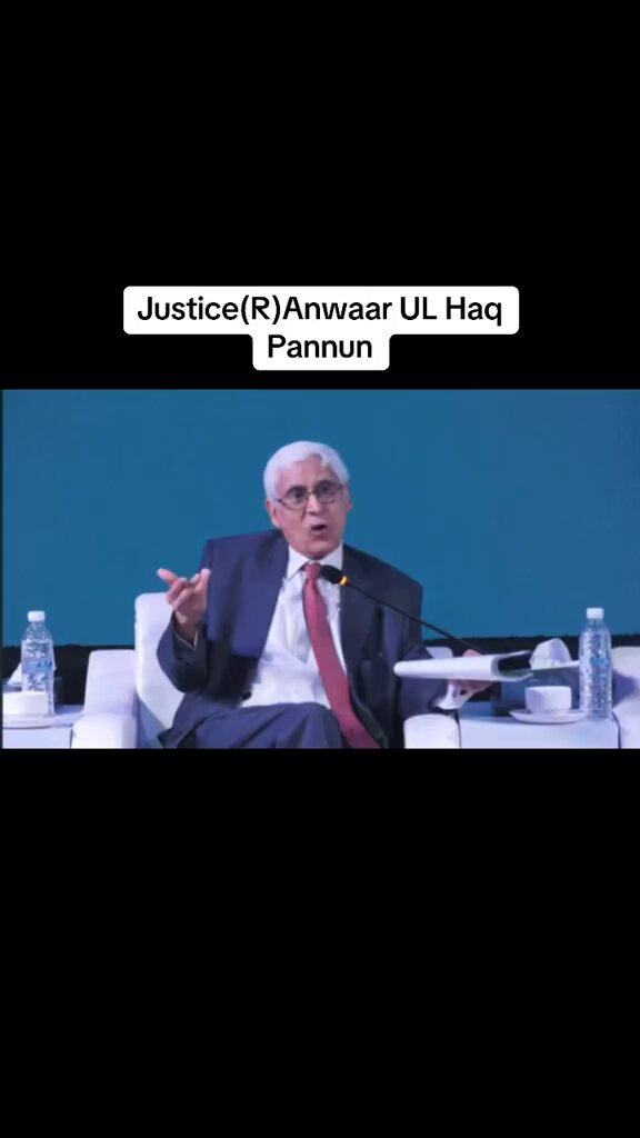 جس کا کام اس کو ساجھے کرنے کے کام ریٹائرڈ جسٹس انوار الحق پنوں صاحب کی بغیر لگی لپٹی کھری باتیں