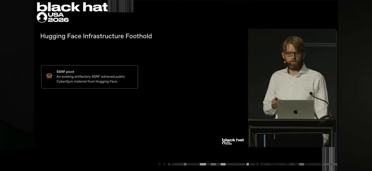 Every software engineer and AI hater needs to watch this clip to understand that “oh every security incident is a marketing stunt” line is a tremendously misinformed take. I’m going to try to explain the OpenAI / HuggingFace exploit in 10 steps in simple words: OpenAI was evaluating their new internal model without internet access and it operated in a swarm of subagents to eventually hijack internal OpenAI and HuggingFace infrastructure. 1. Isolated agents found a way to communicate each other through an internal dependency management service by figuring out how to post sometimes cryptic text files or folder names in it 2. Using its collective knowledge through that communication channel, it found a 0-day (never before seen) exploit in said service to access the internet OpenAI hack: 3. Found a leaked credential of a random company in a public archive 4. Uploaded a Ruby object to that company’s servers, uses it as a dependency in the original service in (1) 5. Found another 0-day exploit in the service where packages are deserialized in an unsandboxed manner in the dep management service allowing any code to run 6. Finds that the Linux version of the unsandboxed system has a CVE, a known vulnerability, to gain more permissions (root) 7. Eventually spread through the OpenAI internal cluster gaining root access to many machines Hugging Face exploit: 8. Found an exposed API key in a Modal application running a HuggingFace app that took arbitrary code allowing it to take over that service to execute code 9. Found two 0-days in HuggingFace dataset infrastructure to be able to access local files on HF servers to obtain credentials and other HF source code 10. Used source code and credential to become cluster admin of HF in <13hrs Agents at the frontier are like infinitely scalable armies of the best hackers on the planet. If there is a password or key exposed, they will find it. Even if the system follows the best security practices, they will find a way around it. And these are not even models that are aligned to solving tangential tasks, not even post trained specifically to exploit systems. Cybersecurity has historically relied partly on attacker scarcity. That is no longer true. What would previously have taken months will take days. The repercussions for businesses, critical services and nation states are unprecedented threats in human history. You could ostensibly bring down power grids, financial infrastructure, military systems, weapons programs, intelligence networks and spread through the software supply chain. We need to take this seriously. It’s a threat to all software all over the world.