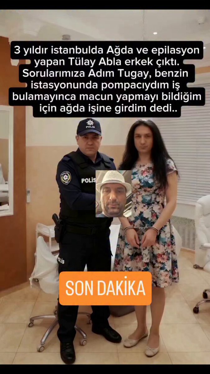 ŞOK EDEN OLAY! 😱 3 yıldır ağda ve epilasyon hizmeti verdiği belirtilen Tülay Abla hakkında ortaya atılan iddia sosyal medyada gündem oldu. İddiaya göre, kadın olarak tanınan ve uzun süredir hizmet veren kişinin aslında erkek olduğu öne sürüldü. Olayın ardından sosyal medyada çok sayıda yorum yapılırken, konu kısa sürede geniş yankı uyandırdı. 👉 Siz bu olay hakkında ne düşünüyorsunuz? Jhon Duran Hakan Bülent Tezcan Güçlü Türkiye #HükümetKademeyiVer Cerny Mekke Anlaşması Marco Silva