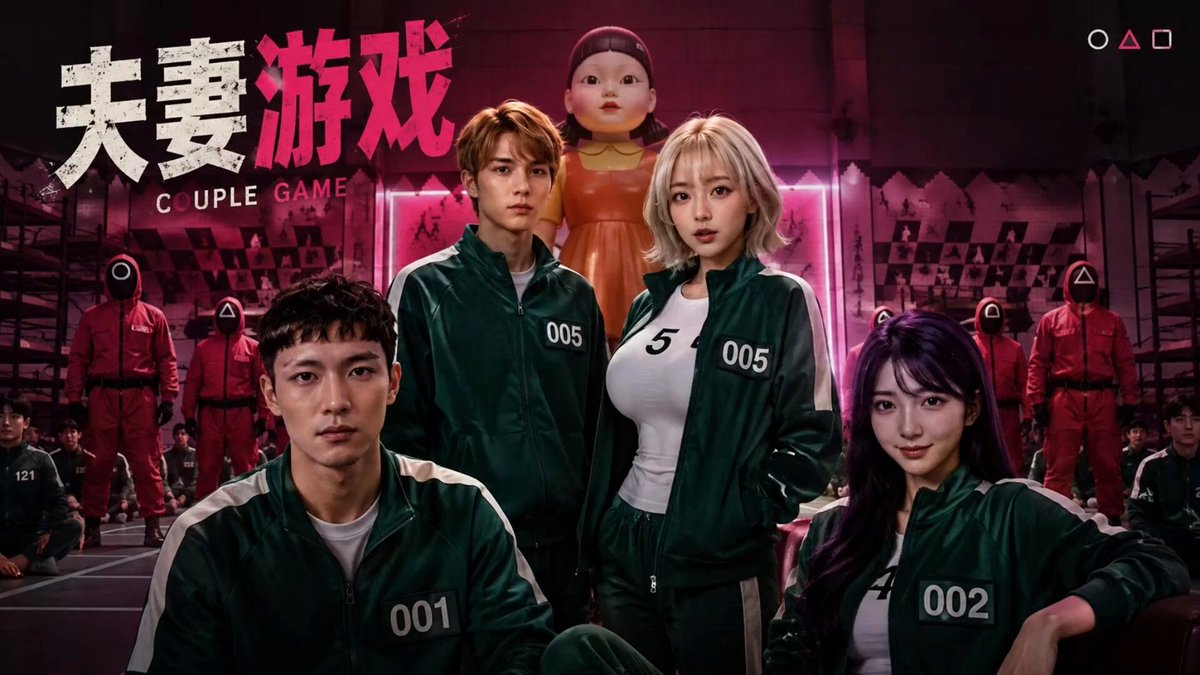 《夫妻游戏1》贫穷绝美夫妻为还债务参加夫妻游戏，进行换伴的游戏，本只想赚钱还债务结果只想要被操，欲望与背叛同时点燃。 #里番 #巨乳 #黄漫 #色漫 #AI短剧 #成人短剧 #夫妻游戏