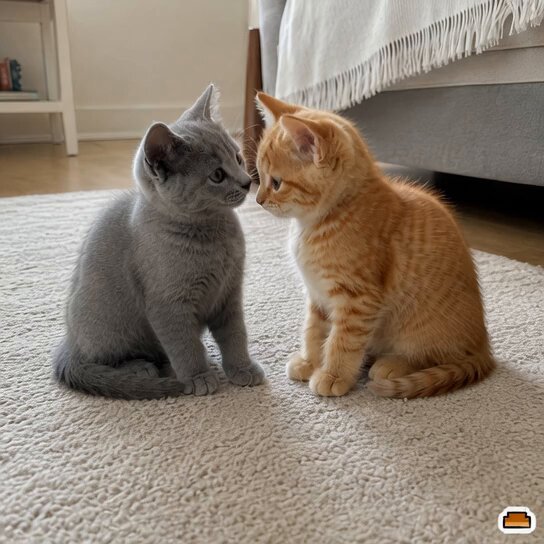 2匹の猫がお互いの顔や体をなめ合うのは、どんな行動？ A. 仲間との関係を深める行動 B. 相手を追い払う行動 C. 食べ物を探す行動